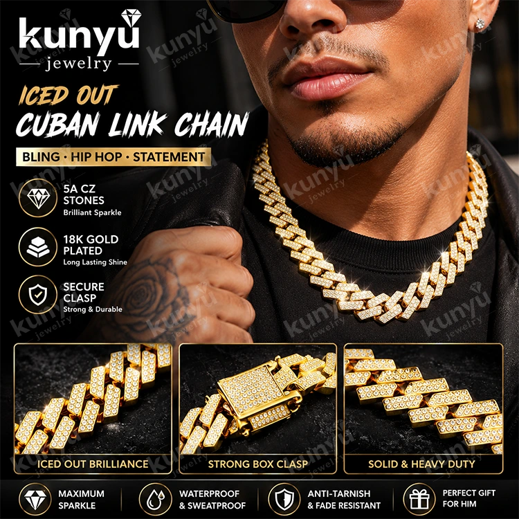 Iced Out Cuban Link Chain
