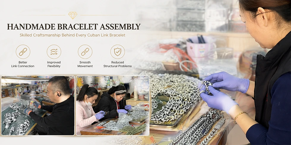 Handcrafted Link Silver Plated Chain 