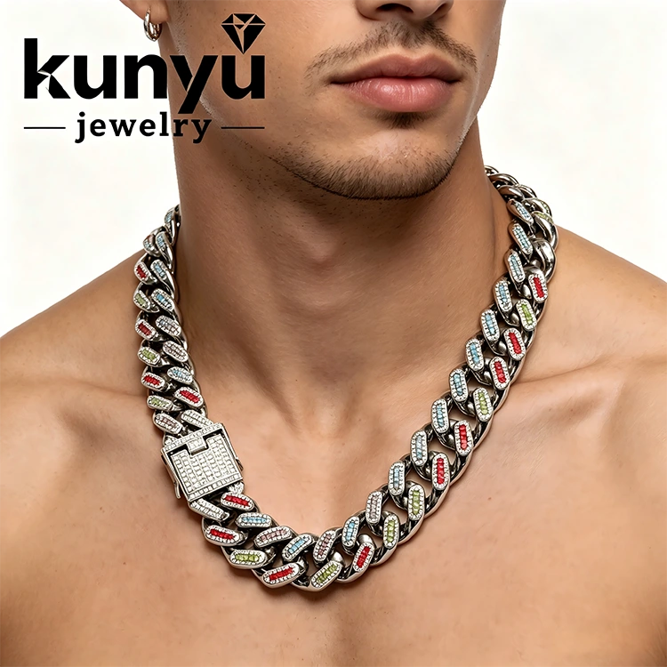 ແບບ Vintage Cuban Link Chain