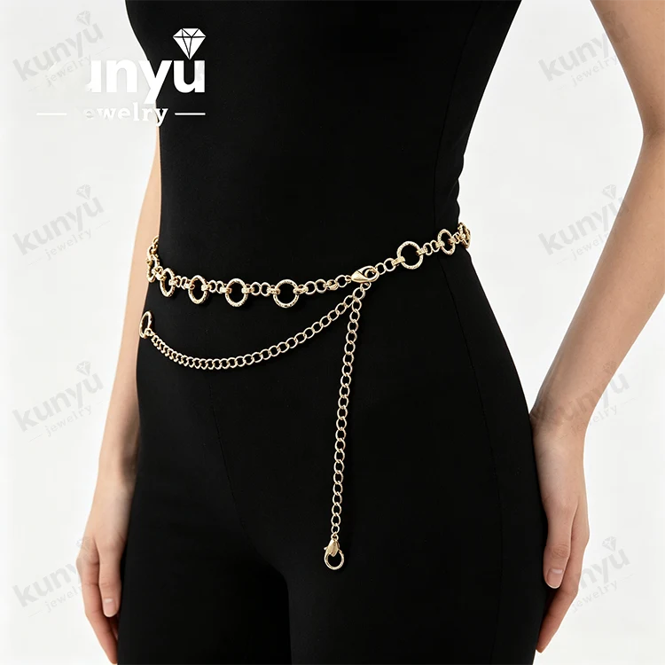 ສາຍແອວ Vintage Chain Waist Belt